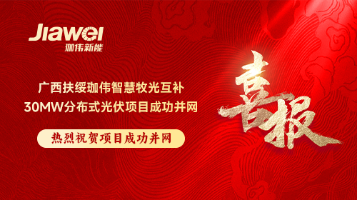 喜報(bào) | 廣西扶綏珈偉智慧牧光互補(bǔ)30MW分布式光伏項(xiàng)目成功并網(wǎng)